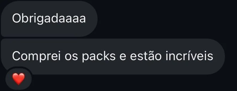 Mensagem de aluna elogiando os resumos